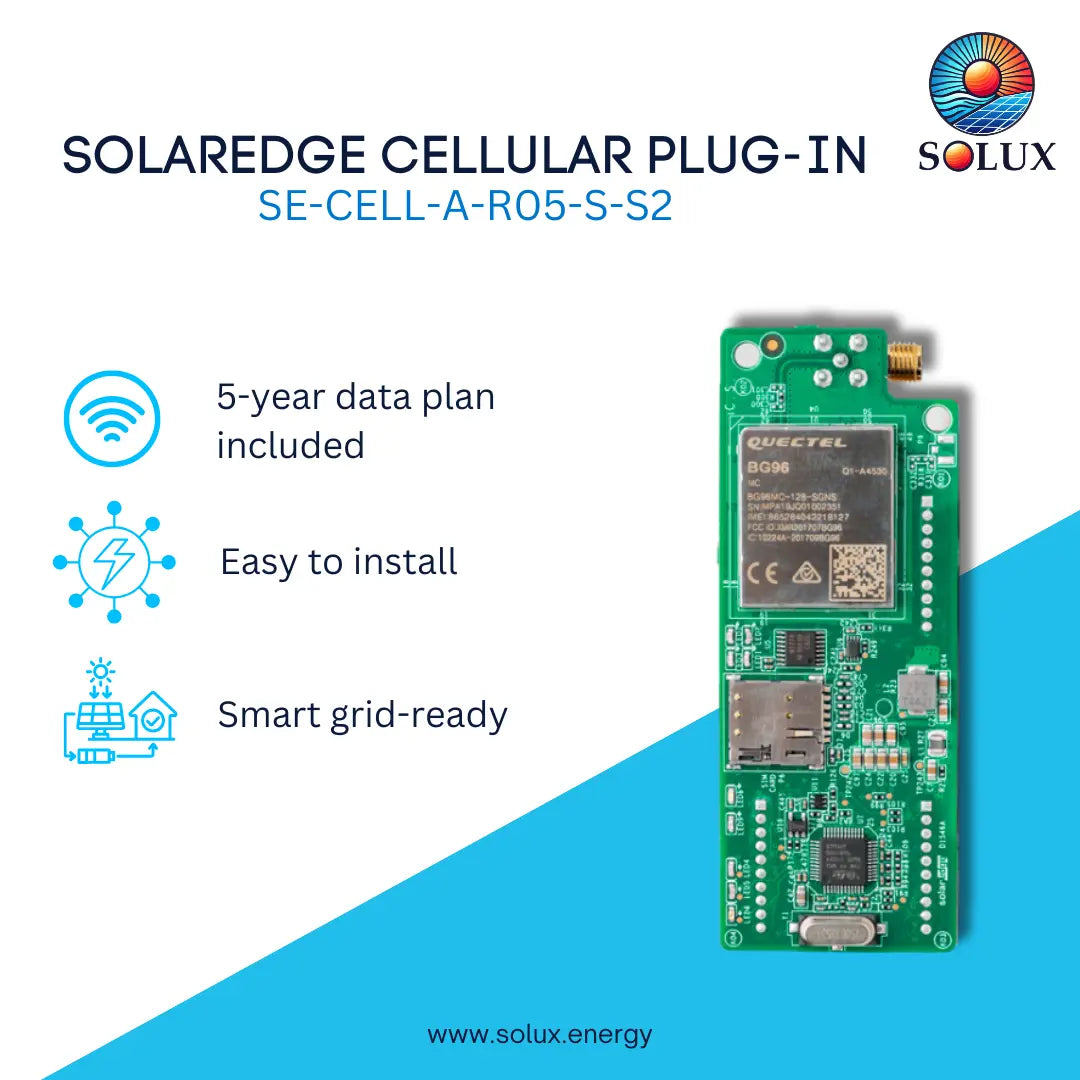 This is an image of SolarEdge SE-CELL-A-R05-S-S2 cellular plug-in for inverter